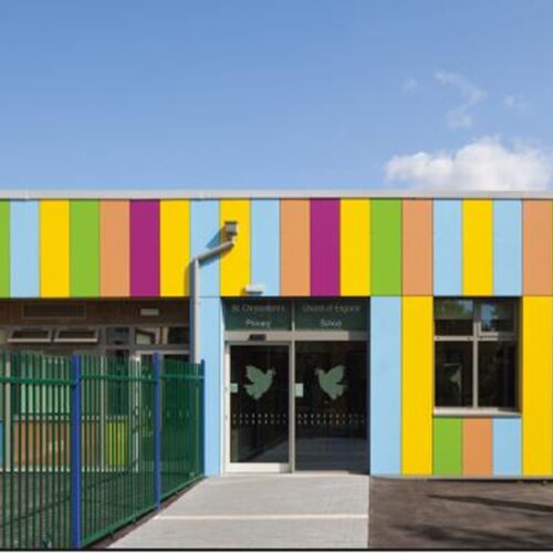 Colourful School Façade