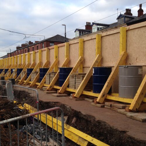 Temporary Timber Hoarding First Choice Home - Case Study